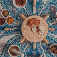 Picnic Time Lazy Susan Mariner Wheel