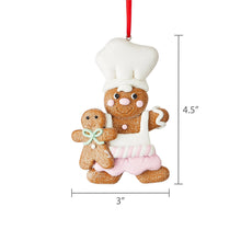 PinkandWhiteGingerbreadChefChristmasOrnament_4.5_byHolidayTime4 - USA Mega Market