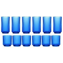 Plastic12-pieceDrinkwareSet-MesaBlue-_1 - Brands For Less USA