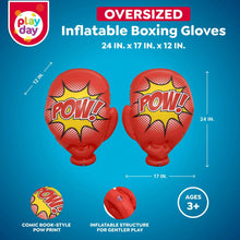 Play Day Inflatable Oversized Boxing Gloves for Kids