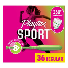 Playtex Sport Tampons, Unscented, Regular (36 Count) (PACK OF 3 )