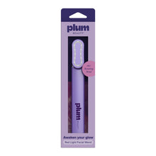 Plum Beauty Red Light Vibrating Facial Radiance Wand