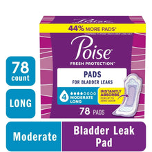 PoiseIncontinencePadsforWomen-4DropModerateAbsorbency-LongLength-78Count8-_1 - USA Mega Market