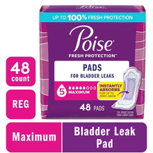 PoiseIncontinencePadsforWomen-5DropMaximumAbsorbency-RegularLength-48Count6-_1 - USA Mega Market