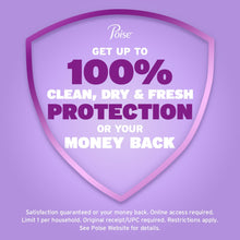 Poise Incontinence Pads for Women, 5 Drop Maximum Absorbency, Long Length, 39 Count