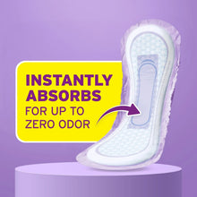 Poise Incontinence & Postpartum Pads for Bladder Leaks, 7 Drop Ultra Absorbency, Long Length, 39 Count