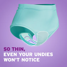 Poise Ultra Thin Incontinence Pads with Wings, 3 Drop Light Absorbency, 66 Count