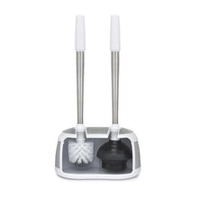 Polder Dual Toilet Brush and Plunger Caddy