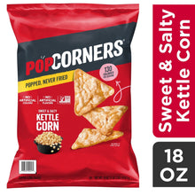 PopCorners Sweet & Salty Kettle Corn Popped-Corn Snack, 18 oz.  (PACK OF 3 )