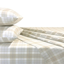 Portuguese Cotton Flannel Sheets, 4-piece Set