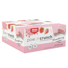 Power Crunch Protein Energy Bar, Strawberry Creme, 1.4 oz, 12-count