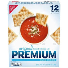 Premium Saltine Crackers, Original, 48 oz, 12-count