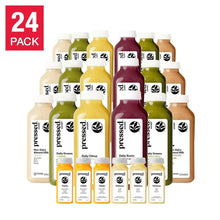 Pressed Juicery 3-day Juice Cleanse 24 bottles, 18 Juices And 6 Shots