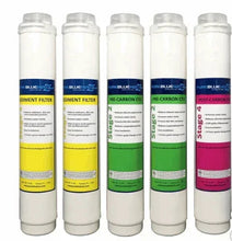 Pure Blue H2O 5PC Reverse Osmosis Filter System Replacement Filters