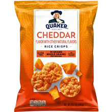 Quaker Cheddar Flavored Rice Crisps, 15.5 oz. (PACK OF 3 )