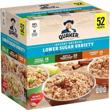 QuakerLowerSugarInstantOatmeal-VarietyPack-1-17oz-52pk-_1 - USA Mega Market