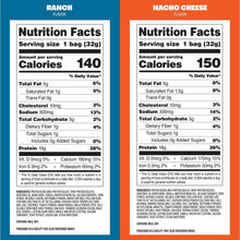 Quest Tortilla Style 18-19g Protein Chip Variety Pack, Nacho Cheese & Ranch, 14 ct.