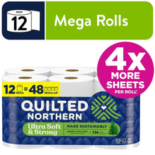 QuiltedNorthernUltraSoft-Strong2-PlyToiletPaper-12MegaRolls-295SheetsPerRoll-_1 - USA Mega Market