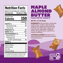 Quinn Maple Almond Butter Filled Pretzel Nuggets, 12.5 oz. (PACK OF 3 )