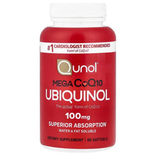 Qunol, Mega CoQ10 Ubiquinol, 100 mg, Softgels