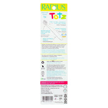 RADIUS Kids Toothbrush, Child Extra Soft, 1 YR+, Totz Toothbrush, Value Pack, 2 CT