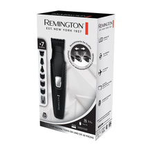 REMINGTON Graphite All-in-One Grooming Kit, Men's Head & Body Trimmer Kit with Combs, Black