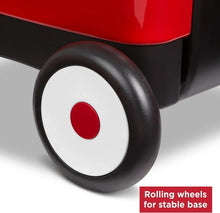 Radio Flyer Push & Pull Walker Wagon , Red, for Kids 1-4 Years Old, Locking Handle for Stability, Baby Push Walker Converts to Pull Wagon, for Indoor & Outdoor Play