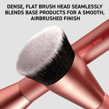 Real Techniques Glow Round Base Makeup Brush, for Liquid & Cream Foundation, 1 Count