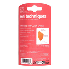 Real Techniques Miracle Complexion Sponge, Makeup Sponge for Liquids & Creams, Orange, 1 Count