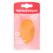 Real Techniques Miracle Complexion Sponge, Makeup Sponge for Liquids & Creams, Orange, 1 Count