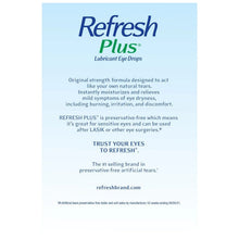 Refresh Plus Lubricant Eye Drops, 100 ct.