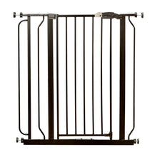 Regalo Easy Step Extra Tall Walk Thru Baby Safety Gate, Fits Openings 29-36.5 Inches, Black