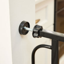 Regalo Easy Step Extra Tall Walk Thru Baby Safety Gate, Fits Openings 29-36.5 Inches, Black