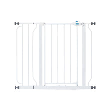 Regalo Extra Wide Walk-Through Baby Gate with Door, 29.5-38.5 in, White, Ages 6-24 Months