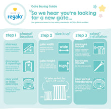 Regalo Superwide Plastic Gate & Play Yard with Door