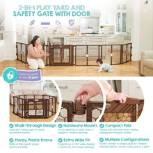 Regalo Superwide Plastic Gate & Play Yard with Door