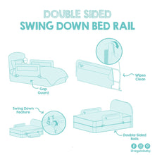 Regalo Swing Down Double Sided Bed Rail Guard, with Reinforced Anchor Safety System