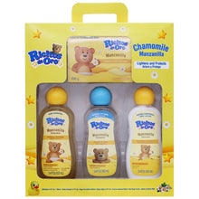 Ricitos de Oro Chamomile Baby Care Kit with Shampoo, Soap, Lotion and Cologne