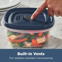 Rubbermaid Easy Find Lids Food Storage Containers with Vented Lids, 26 Piece Set