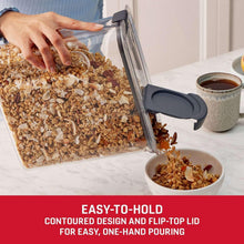 Rubbermaid Brilliance 18-Cup Cereal Pantry Storage, 2 Pack