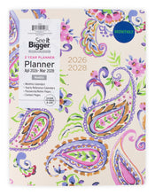 See It Bigger Monthly Planner, Large (8.5" x 11"), Paisley, 2-Year: Apr 2026 – Mar 2028