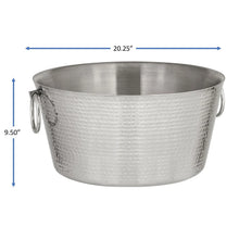 SKI30QuartHammeredDoubleWalledStainlessSteelBeverageTub4_e45431e1-2cf4-40b2-8aa6-4a933be0d850 - USA Mega Market