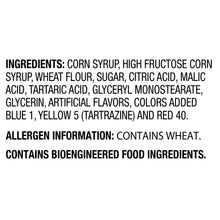 Pajitas de caramelo masticable SOUR PUNCH Rainbow Straws, 2 oz., 24 unidades.