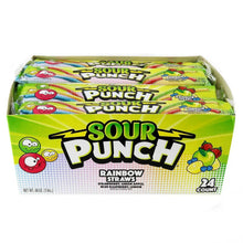 SOUR PUNCH Rainbow Straws, Chewy Candy, 2 oz., 24 ct.
