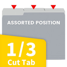 SUNEE File Folders, 30 pack Manilla Folders 8.5 x 11, 1/3 Cut Tab for Easy Labeling and Organization, Durable Standard Paper for Home, Office, School Filing