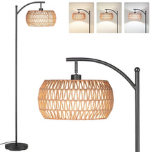 SUNMORY-Dimmable-Floor-Lamp-Black-Standing-Lamp-with-Rattan-Fabric-Double-Drum-Shade-Boho-Farmhouse-Tall-Lamp-for-Living-Room_3a99c688-23aa-4296-a0e2-f103f3a316c9.9148a1a14062059403fe - USA Mega Market