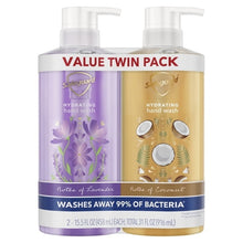 (2 PACK ) Safeguard Hand Wash Twin Pack, 15.5 fl oz, Notes of Lavender & Notes of Coconut
