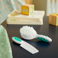 Safety 1ˢᵗ Soft Grip Brush & Comb, Artic Blue