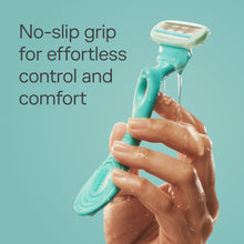 Schick Hydro Silk Ultra Sensitive Razor for Women, 5 Blade, 1 Handle, 2 Refills