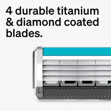 Schick Quattro Titanium for Men With 1 Razor and 16 Razor Blades Refills